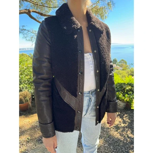 A.P.C. Veste Wilson Jacket in Marron Fonce - Picture 5 of 16